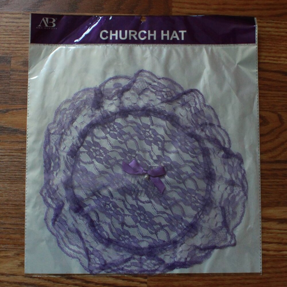 Ana Beauty Lace Accent Church Hat/Hair Accerssory